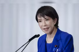 Bà Sanae Takaichi trở thành nữ Thủ tướng đầu tiên của Nhật Bản