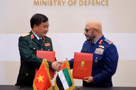 Việt Nam và UAE ký Ý định thư về hợp tác quốc phòng
