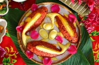 Cách làm xôi cá chép đẹp mắt, dẻo thơm cho mâm cúng ngày 23 tháng Chạp