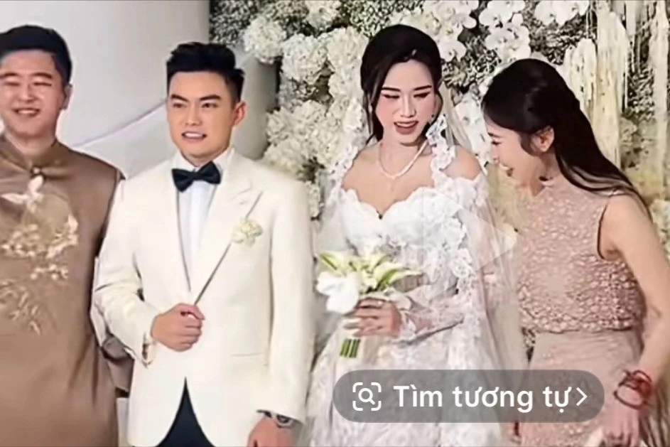 Đi ăn cưới hoa hậu, MC Khánh Vy bị đồn có người yêu