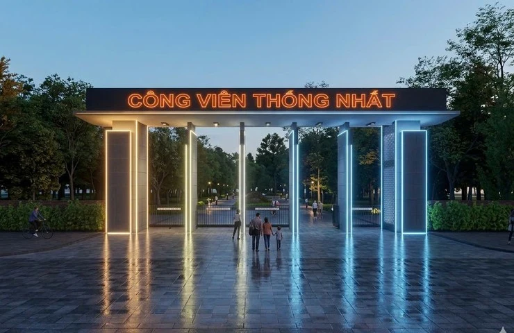 [GALLERY] Toàn cảnh dự án cải tạo phố Trần Nhân Tông và Công viên Thống Nhất
