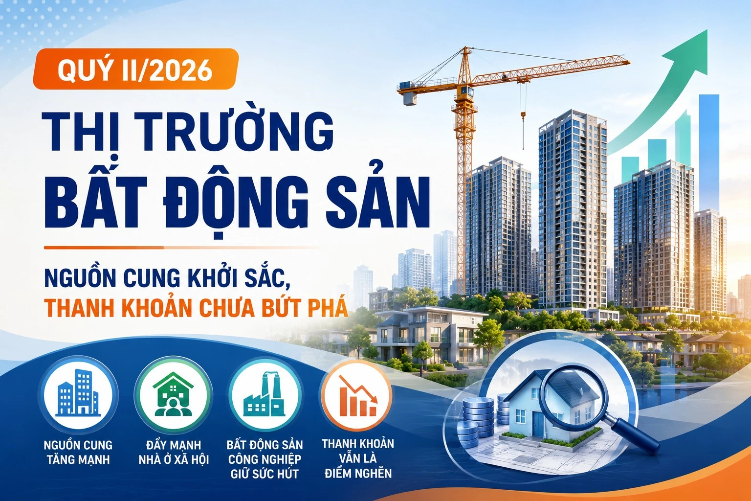Gallery - [INFOGRAPHIC] BĐS QUÝ II/2026: NGUỒN CUNG KHỞI SẮC, THANH KHOẢN CHƯA BỨT PHÁ - image 1