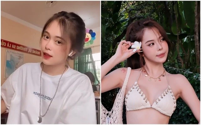 TikToker Hà Môi nhan sắc ra sao trước khi phẫu thuật thẩm mỹ?