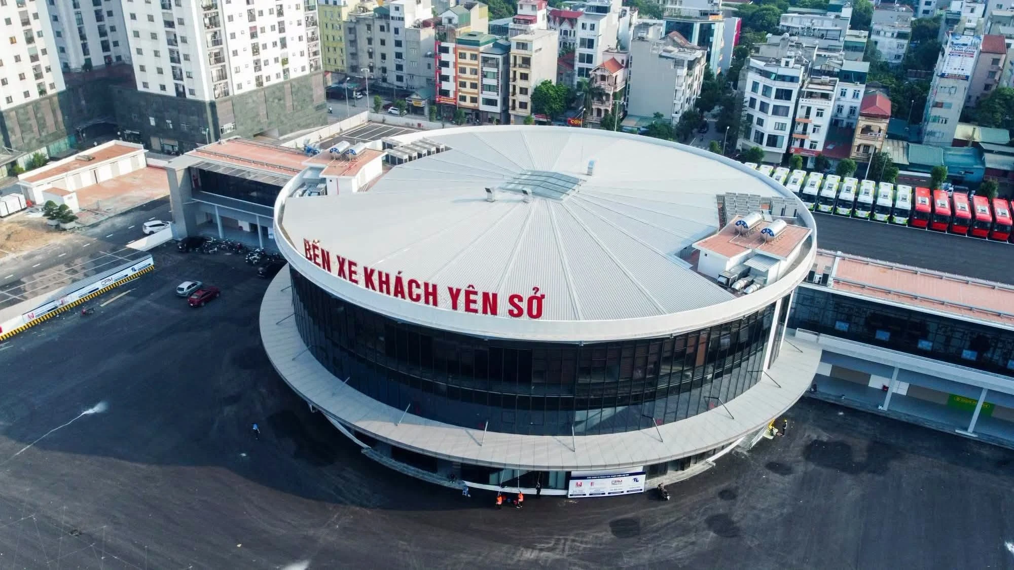 [GALLERY] Bến xe Yên Sở 120 tỷ đồng ở Hà Nội có gì đặc biệt?
