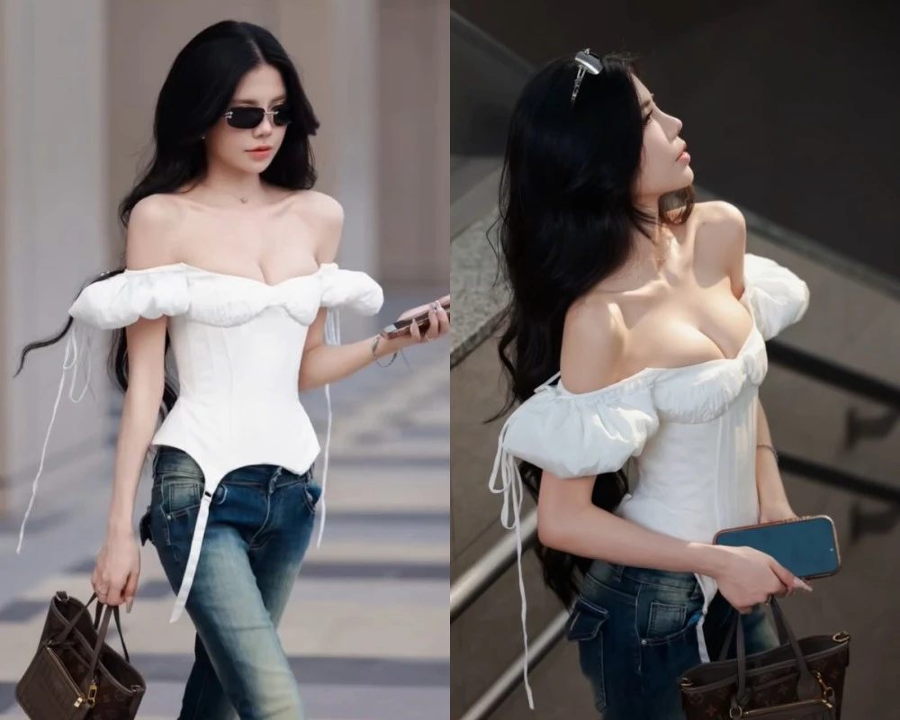 Đu trend "Trạm tỷ", Mai Dora khiến fan không khỏi "căng mắt"