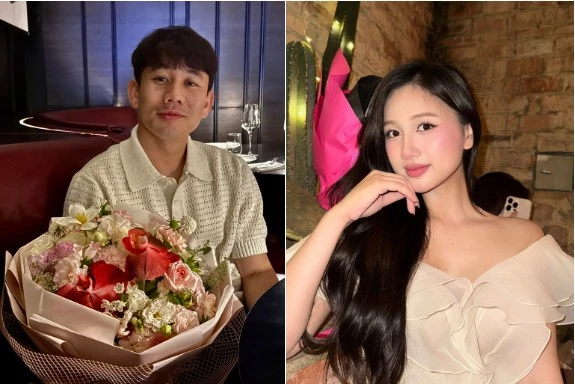 Cầu thủ Trần Minh Vương “hàn gắn” với Hoa khôi Hà thành