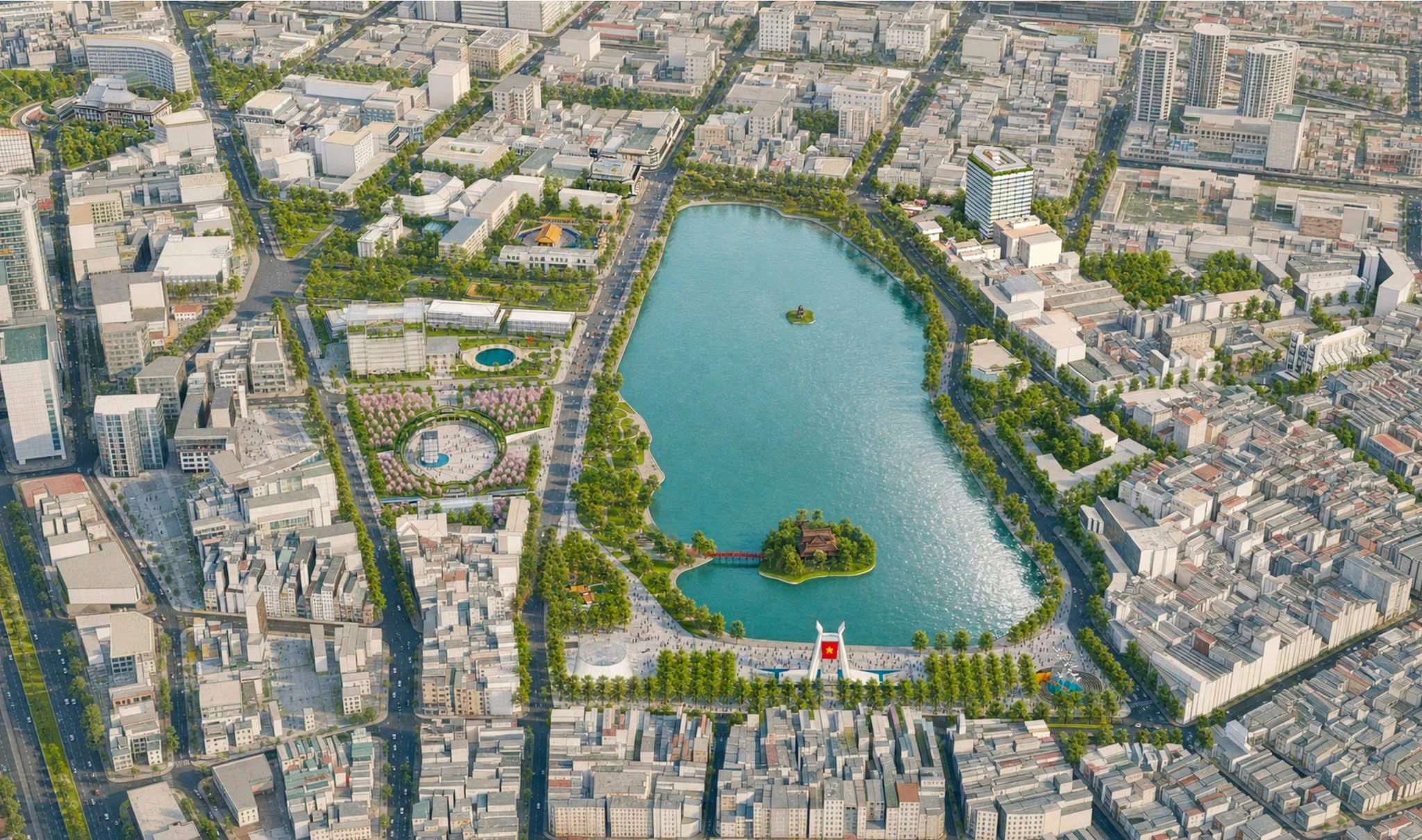 [GALLERY] Hà Nội hé lộ diện mạo mới quanh Hồ Gươm
