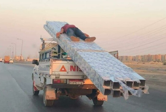 "Ai Cập luôn khiến tôi ấn tượng", người đăng bức ảnh này viết.