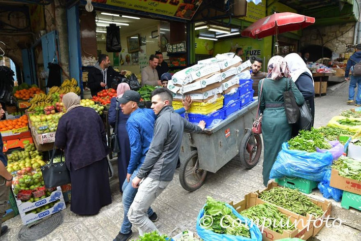 Một khu chợ ở Israel trong bức ảnh được chụp vài năm trước.