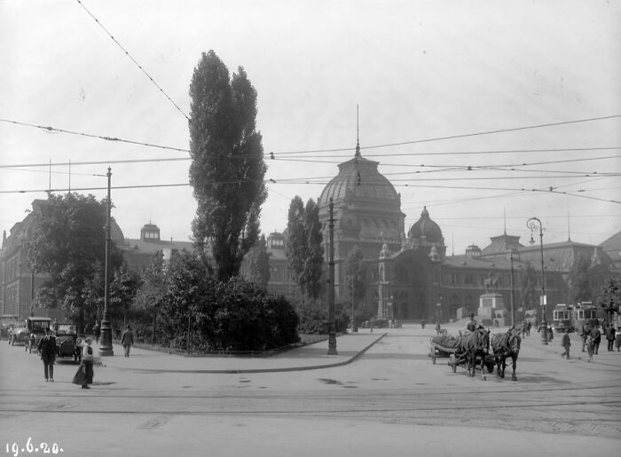 Thành phố Nuremberg ở Đức năm 1920.