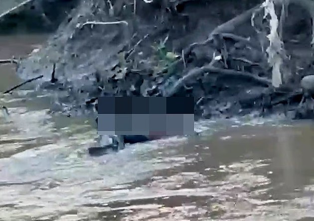 Daily Mail đưa tin, vụ cá sấu tấn công người xảy ra trên sông Santan Ulu ở Đông Kalimantan, Indonesia, vào ngày 8/7. (Nguồn ảnh: ViralPress)
