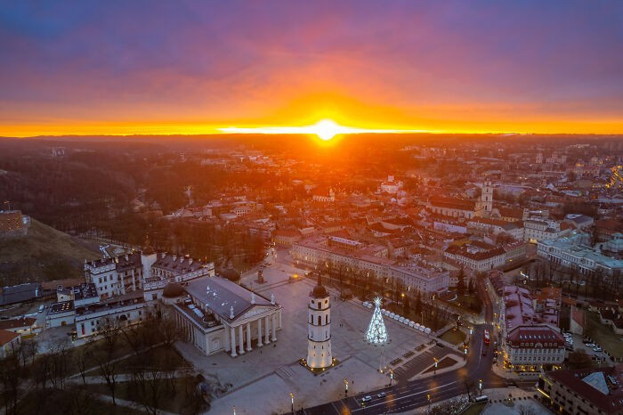 Phố cổ Vilnius.