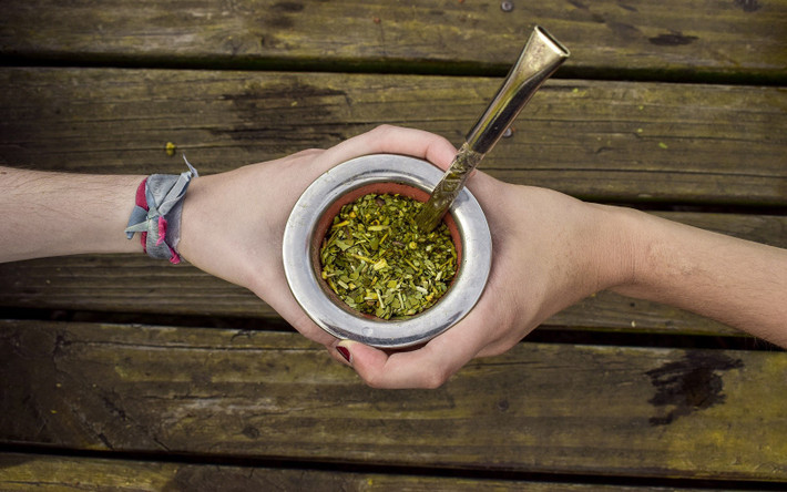 Yerba Mate là thức uống được người Uruguay đặc biệt yêu thích. Ảnh: PU.