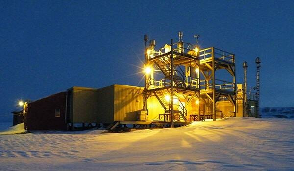 Đài quan sát của Cơ quan Quản lý Khí quyển và Đại dương Quốc gia Mỹ (NOAA) ở Alert. Ảnh: NOAA.