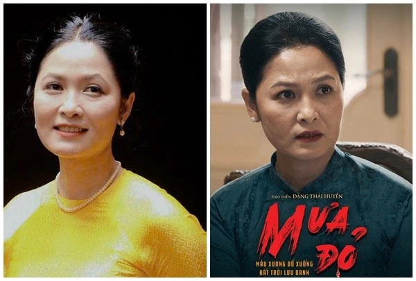 Nhan sắc mặn mà của Đinh Thị Thúy Hà “Mưa đỏ”