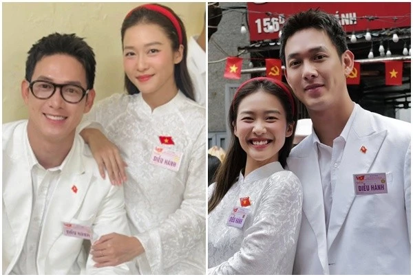 Khả Ngân hội ngộ bạn trai màn ảnh Song Luân