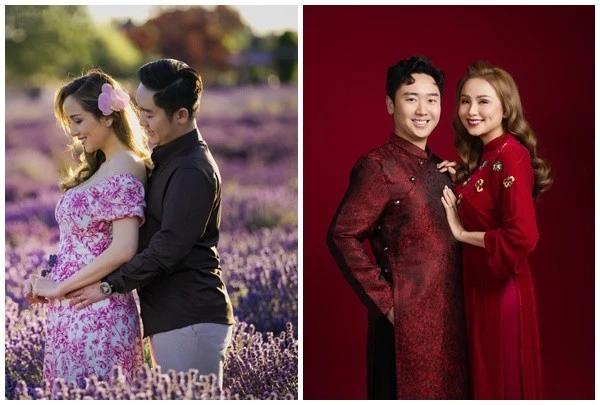 Diễm Hương mang bầu sau hơn 1 năm tái hôn với chồng kém tuổi