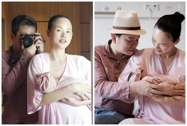 Siêu mẫu Tuyết Lan dành lời ngọt ngào cho chồng sau khi sinh con