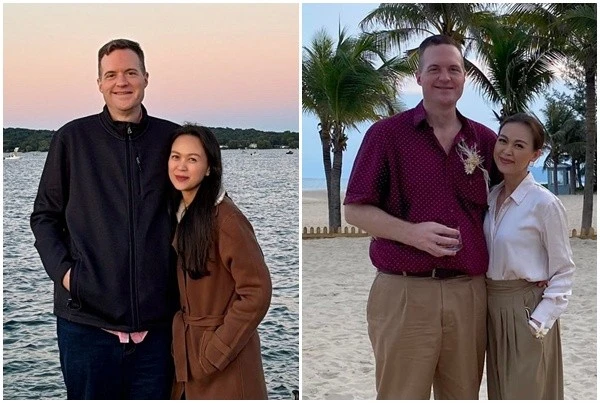 Ngọc Nga bị “dìm hàng” trong loạt ảnh bên chồng Tây