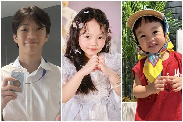 Ba nhóc tì gây chú ý của Cường Đô la