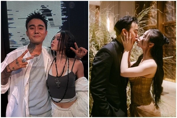 Rapper Đạt G - Bảo Ngọc dính như sam sau đám cưới 