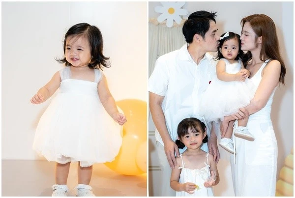 Con gái thứ hai của Đông Nhi xinh như búp bê trong tiệc sinh nhật