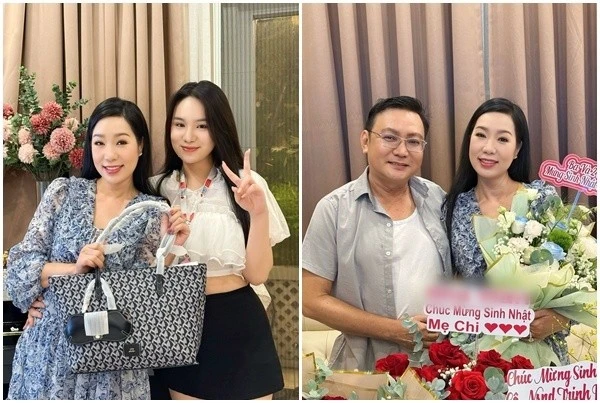 Trịnh Kim Chi đón sinh nhật bên chồng đại gia trong biệt thự