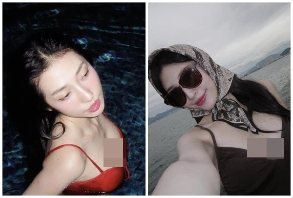 "Công chúa dâu tây" Khổng Tú Quỳnh gợi cảm với bikini