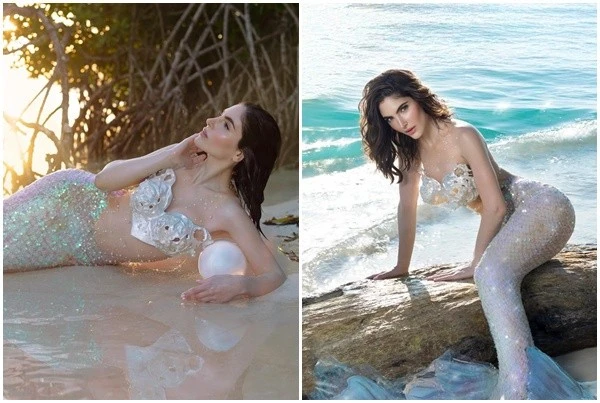 Hoa hậu Hoàn vũ Venezuela 2025 hóa nàng tiên cá đẹp tuyệt trần