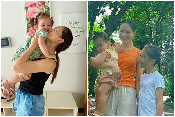 Lan Phương tận hưởng cuộc sống bình yên bên hai con sau ly thân