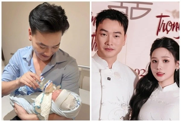 “Thái tử Thiên Thai” Trọng Lân đón con trai chào đời