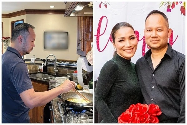 Ca sĩ Hồng Ngọc khoe chồng giỏi nấu ăn