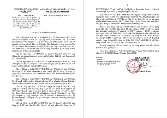 Công văn số 472/SXD-KCHT của Sở Xây dựng thành phố Cần Thơ. Nguồn MSC 11-4876.jpg