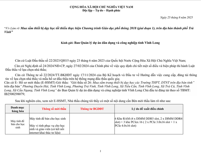Một phần kiến nghị của nhà thầu. Nguồn MSC 22-9150.png