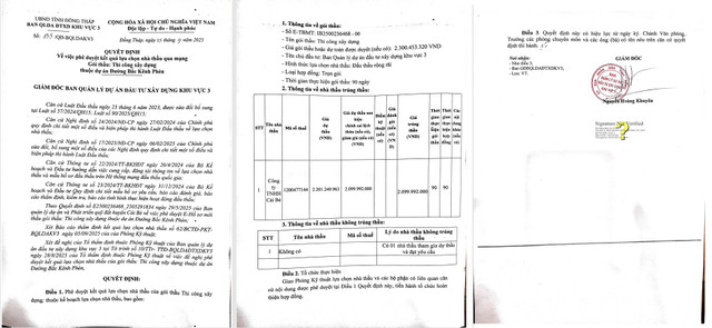 Quyết định số 155/QĐ-BQLDAKV3 ngày 05/9/2025. Nguồn MSC 22-9880.png