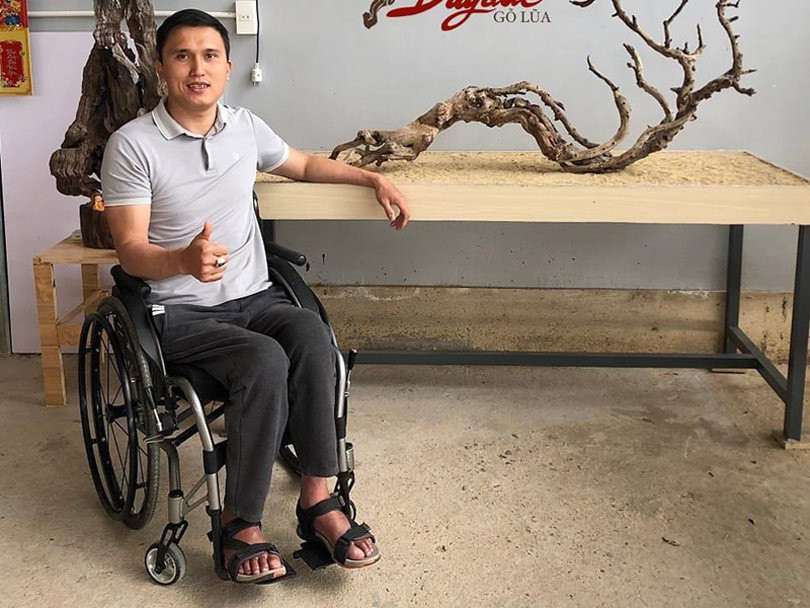 Co gai Phu Tho cuoi chong liet 2 chan, hon nhan hanh phuc