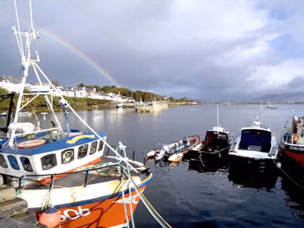 7. Roundstone, Ai-Len. Ngay cả những người khó tính nhất cũng không thể khước từ làng chài xinh đẹp có từ thế kỷ 19 này. Bạn có thể trèo lên ngọn đồi Errisbeg để ngắm được toàn cảnh công viên quốc gia Twelve Bens ở quận Connemara.