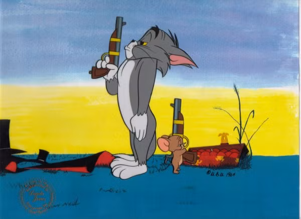 2. Hãy hợp tác với nhau. Trong phim là cuộc chiến của chú Tom và Jerry, thế nhưng có lúc hai con vật đối đầu lại cùng nhau nỗ lực chống lại kẻ thù.