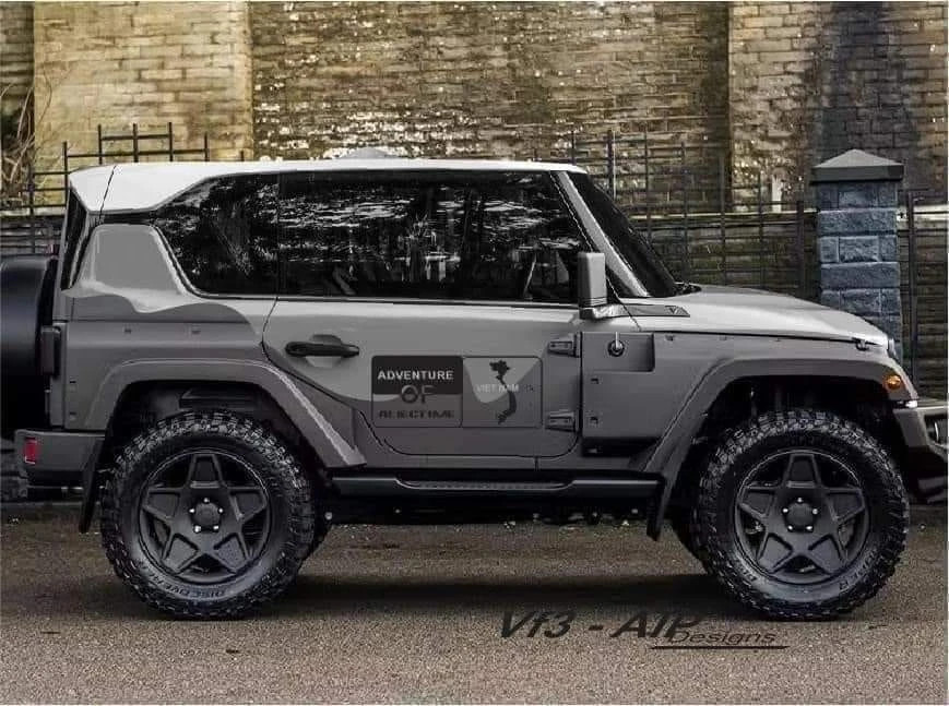 VF 3 được tinh chỉnh phần mâm với họa tiết ngôi sao năm cánh, lấy ý tưởng từ quốc kỳ Việt Nam. Thân xe được cách điệu thêm các đường cắt xẻ, tạo cảm giác hầm hố, thể thao.