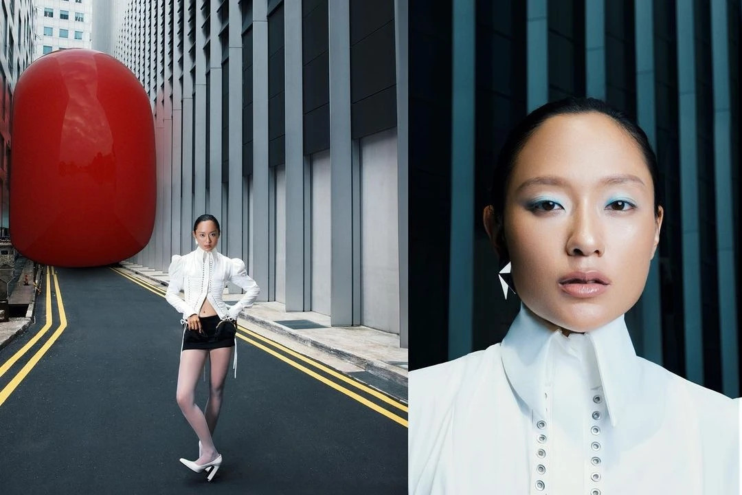 Nang tho 'Mat biec' ghi diem khi di bien