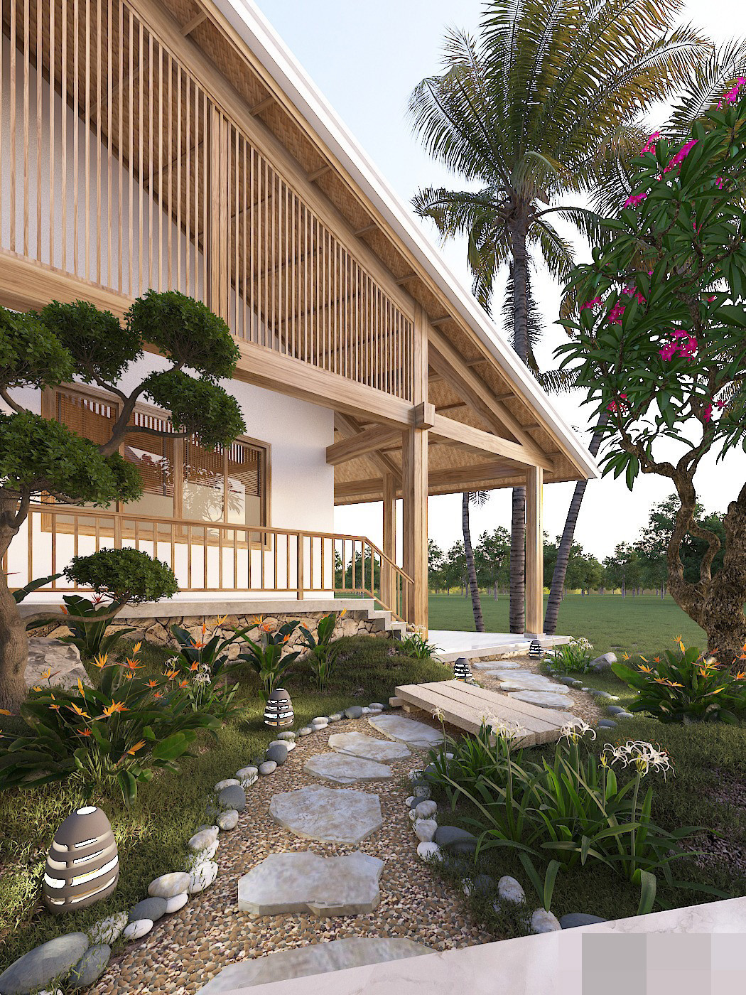 Gia chủ phải chấp nhận nhường lại nhiều khoảng xanh cho đất, cho nắng, cho gió. Việc này đồng nghĩa là không gian, diện tích ở cũng sẽ giảm lại. Nhưng liệu gia chủ có dám đánh đổi? Mảng xanh cũng là một chức năng cho ngôi nhà nhưng phải có đủ diện tích thì mới phát huy tốt được. Vì vậy, để thiết kế được ngôi nhà nhiều mảng xanh cũng cần diện tích rộng.