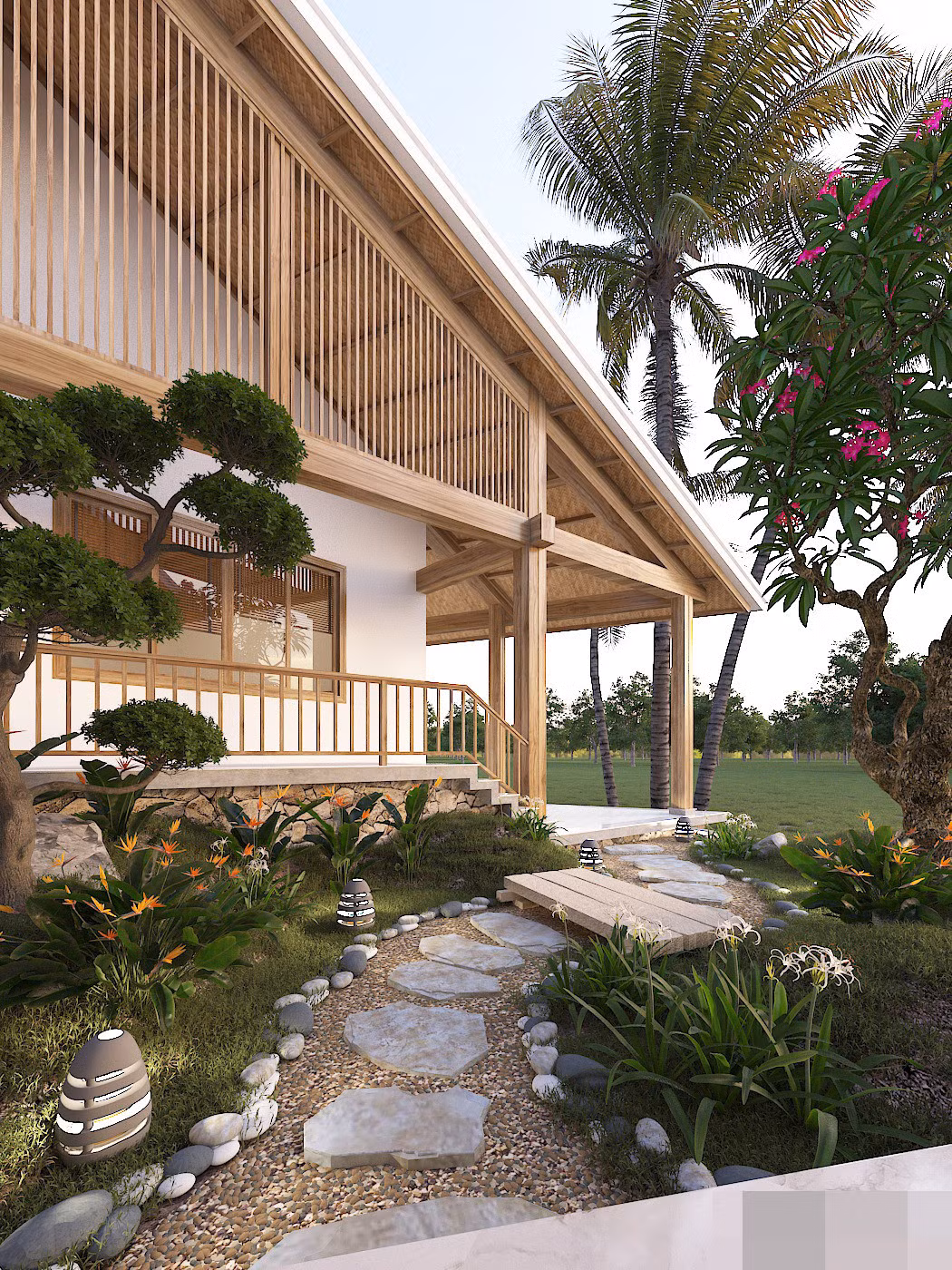 Gia chủ phải chấp nhận nhường lại nhiều khoảng xanh cho đất, cho nắng, cho gió. Việc này đồng nghĩa là không gian, diện tích ở cũng sẽ giảm lại. Nhưng liệu gia chủ có dám đánh đổi? Mảng xanh cũng là một chức năng cho ngôi nhà nhưng phải có đủ diện tích thì mới phát huy tốt được. Vì vậy, để thiết kế được ngôi nhà nhiều mảng xanh cũng cần diện tích rộng.