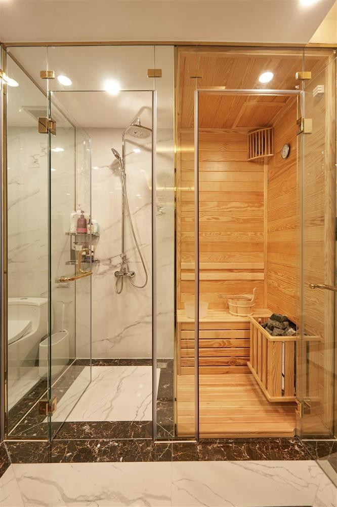 hu vực phòng tắm trông có khác gì khách sạn 5 sao đâu.