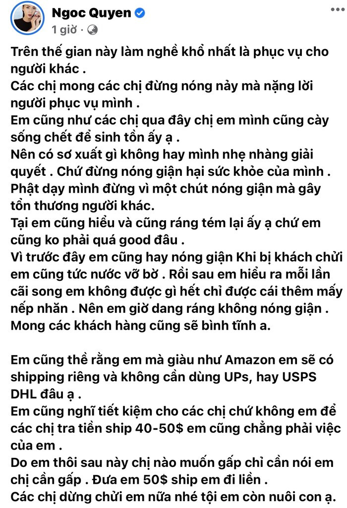 Ngoc Quyen cau xin khach hang ngung chui-Hinh-4