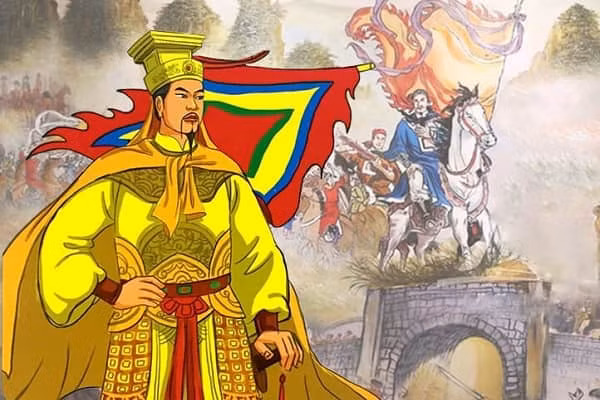 Đến năm 968, sau khi dẹp "loạn 12 sứ quân", Đinh Bộ Lĩnh lên ngôi hoàng đế, lấy niên hiệu là Đinh Tiên Hoàng đế, đặt tên nước là Đại Cồ Việt và cho định đô ở Hoa Lư. (Ảnh trong bài mang tính minh họa).