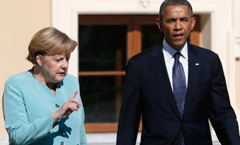 Thủ tướng Đức Angela Merkel và Tổng thống Mỹ Barack Obama tại Hội nghị thượng đỉnh G20 tại St Petersburg.