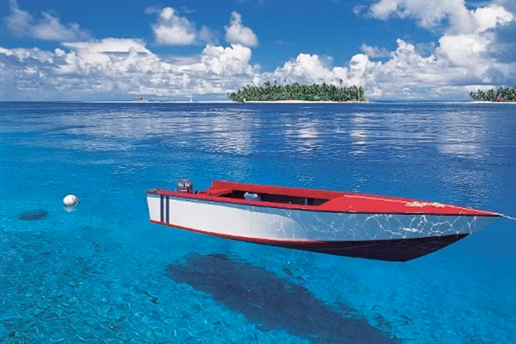 Cũng nằm trong quần đảo Society, Rangiroa là được gọi là "vùng biển vô tận" . Những người mê bơi lặn có thể chiêm ngưỡng các loại cá mập hổ, cá mập đầu búa, cá heo và rùa xanh khổng lồ bơi lội.