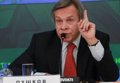 Alexei Pushkov, đứng đầu Ủy ban các vấn đề quốc tế của Hạ viện Nga .