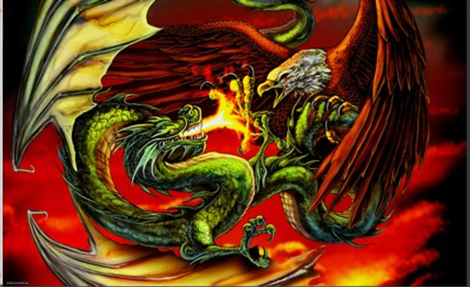 Cuộc đấu giữa rồng Trung Quốc và đại bàng Mỹ ở Châu Á-Thái Bình Dương.