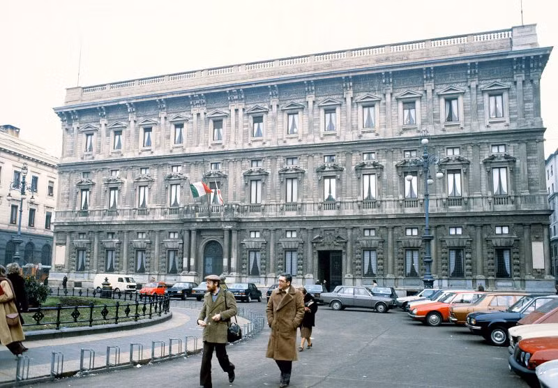 Cung điện Palazzo Marino - Tòa thị chính Milan, 1983.